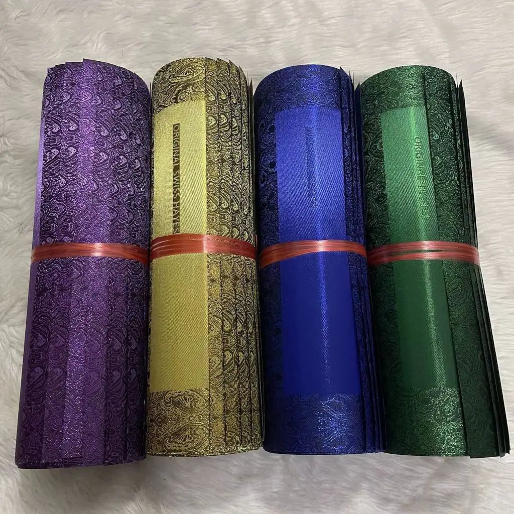 Nigerian 3D SEGO Head Tie & Ipele Set for Couture Sewing