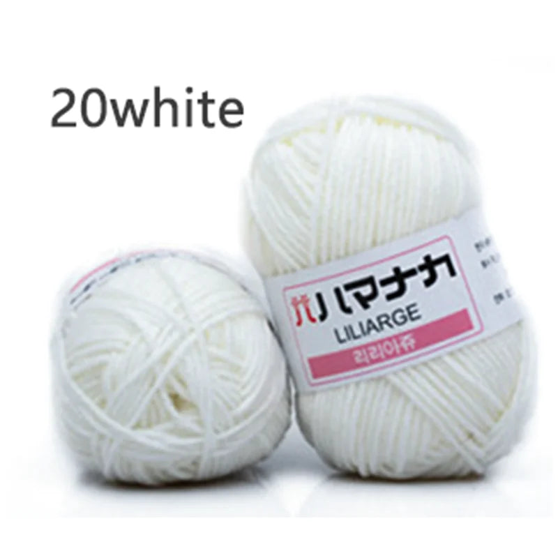 25g Soft Cotton Yarn for Knitting & Crochet