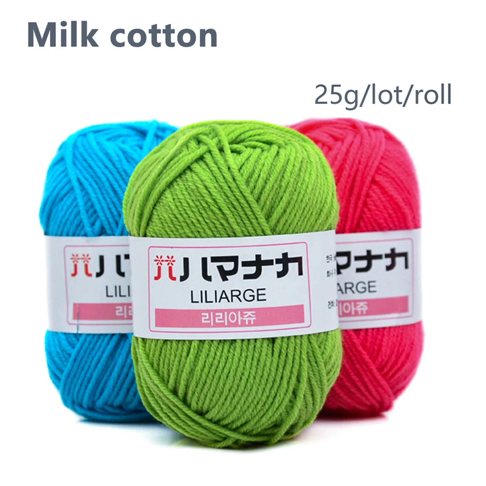 25g Soft Cotton Yarn for Knitting & Crochet