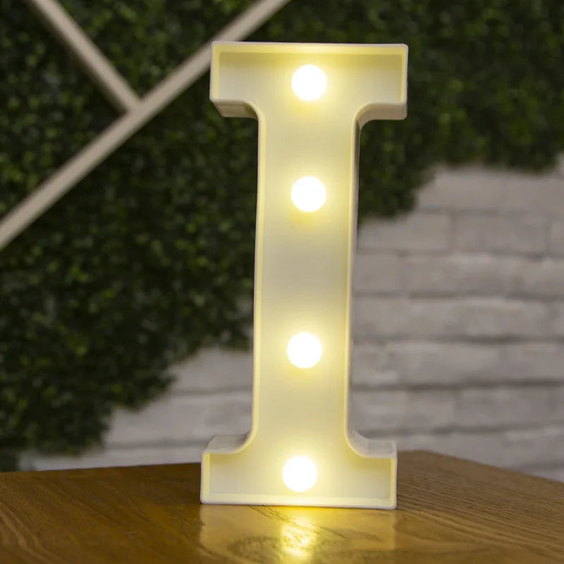 LED Alphabet and Number Light for Party Decor