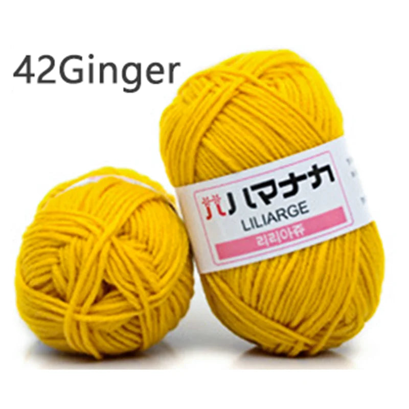 25g Soft Cotton Yarn for Knitting & Crochet
