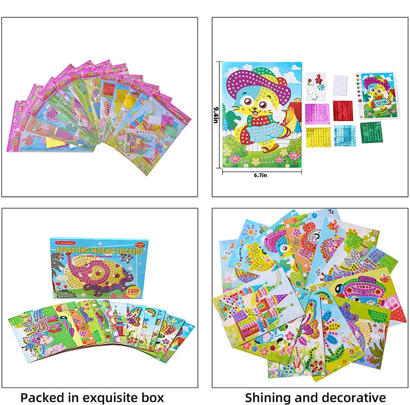 Mosaic Sticker Puzzle Art Kit