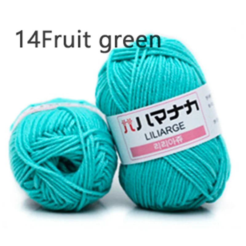 25g Soft Cotton Yarn for Knitting & Crochet