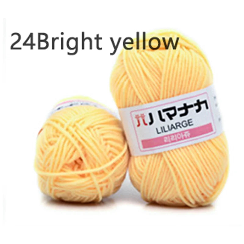 25g Soft Cotton Yarn for Knitting & Crochet