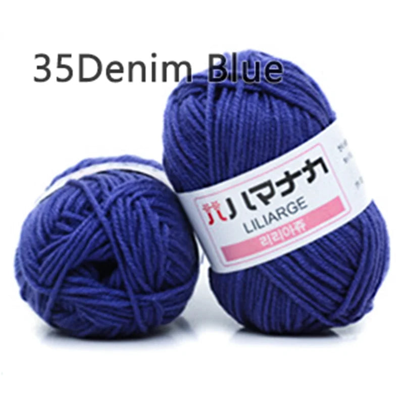 25g Soft Cotton Yarn for Knitting & Crochet