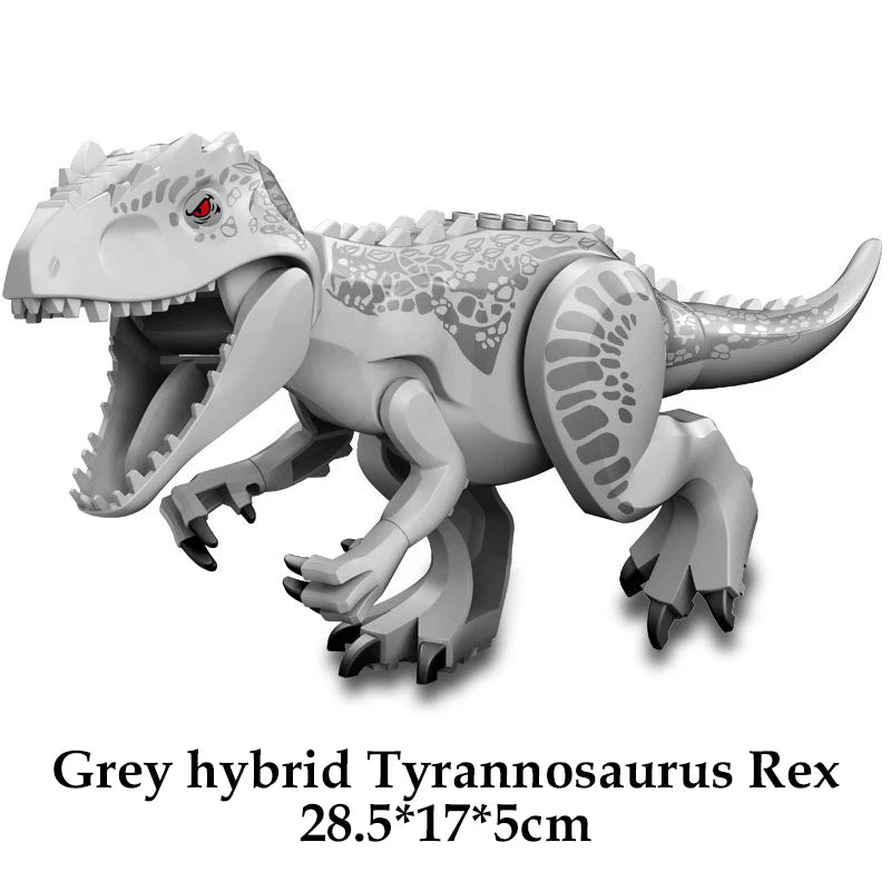 Jurassic Dinosaur Building Blocks – T-Rex, Raptor, Triceratops Models