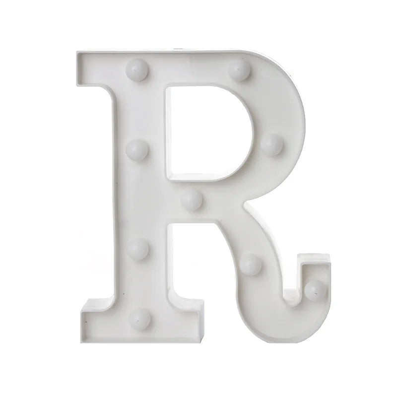 LED Alphabet and Number Light for Party Decor