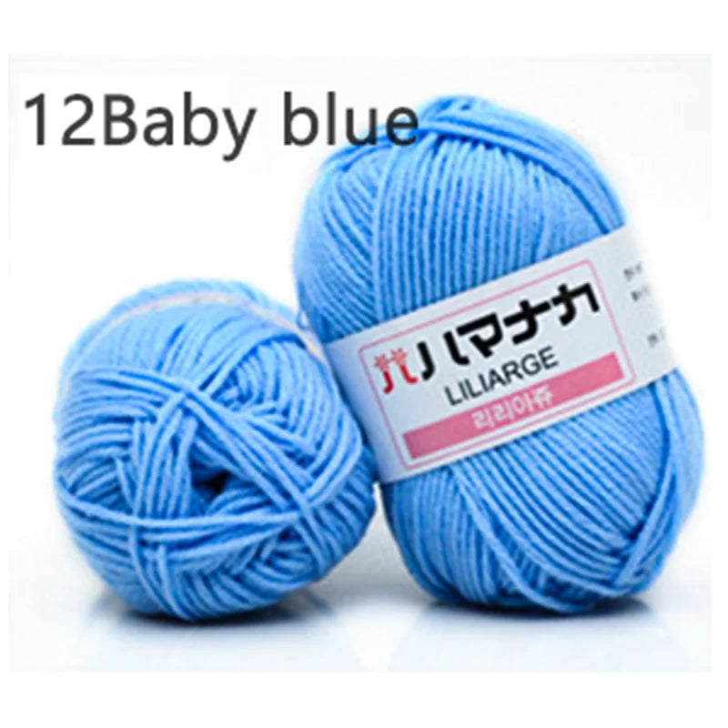 25g Soft Cotton Yarn for Knitting & Crochet