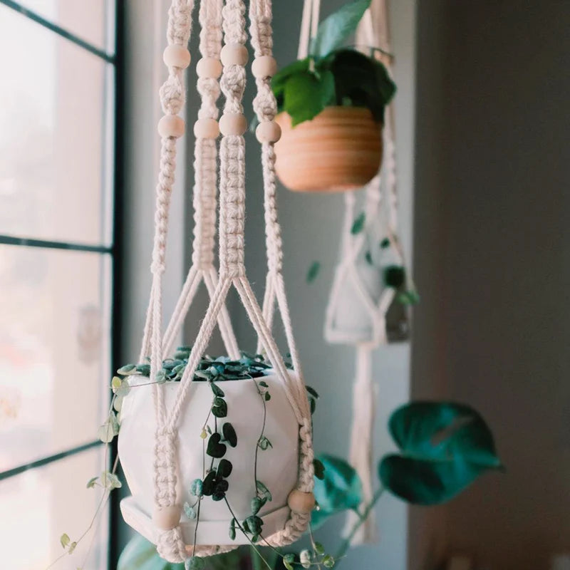 Macrame Plant Hanger Rope Basket Holder