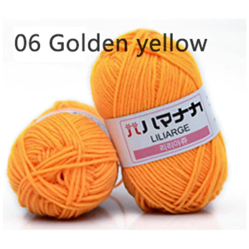 25g Soft Cotton Yarn for Knitting & Crochet