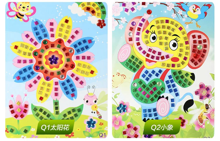 Mosaic Sticker Puzzle Art Kit
