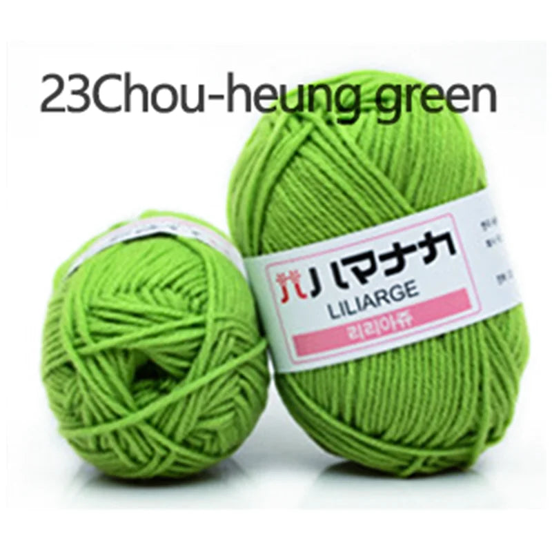 25g Soft Cotton Yarn for Knitting & Crochet
