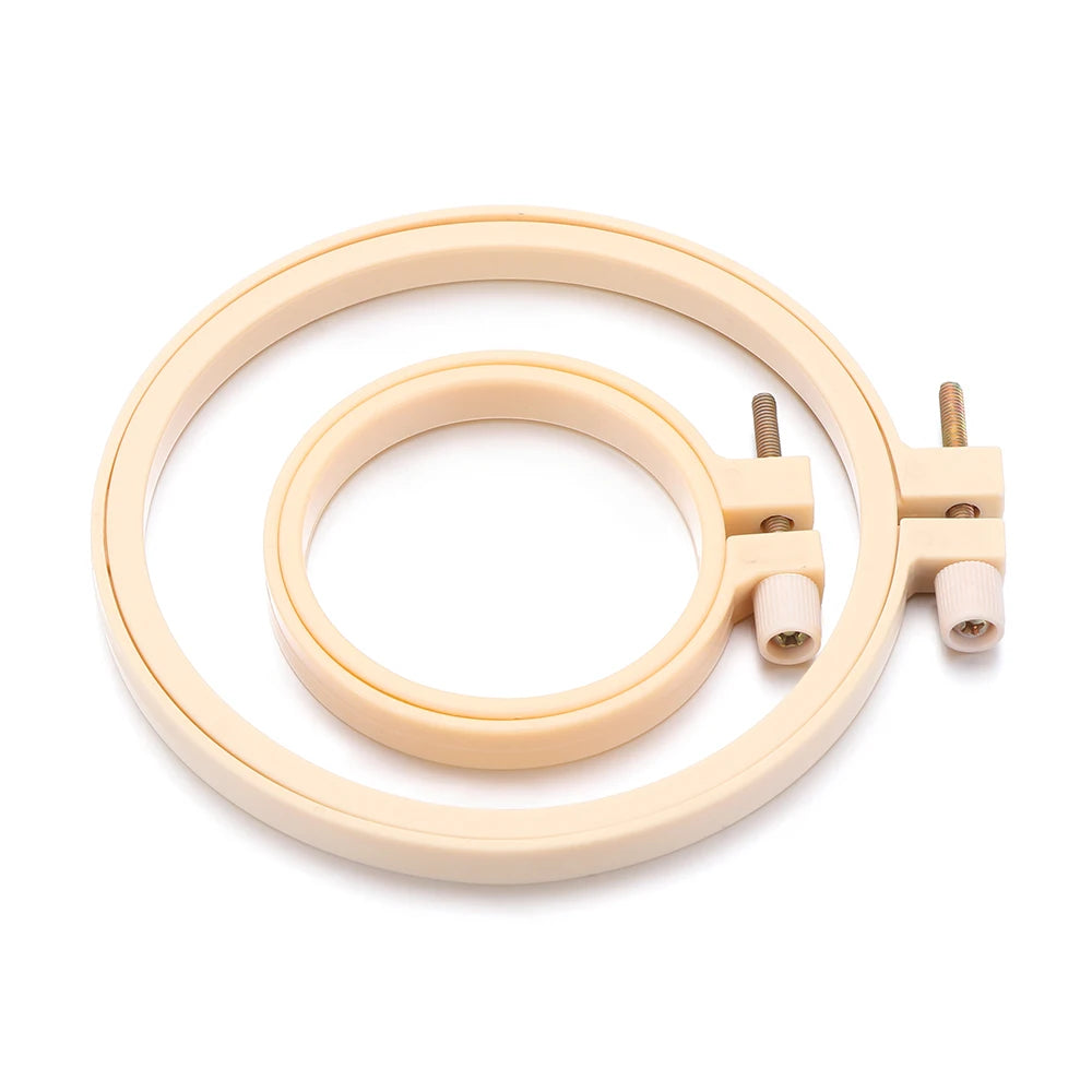 7–32cm Embroidery Hoop Rings – DIY Cross Stitch Frame Set