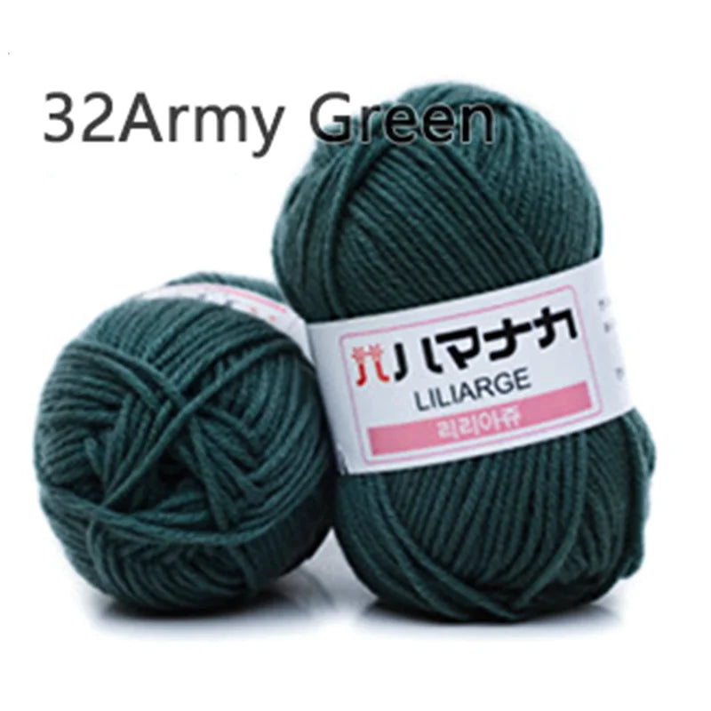 25g Soft Cotton Yarn for Knitting & Crochet