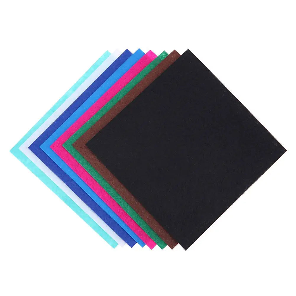 40pcs Multicolor Non-Woven Felt Fabric Bundle