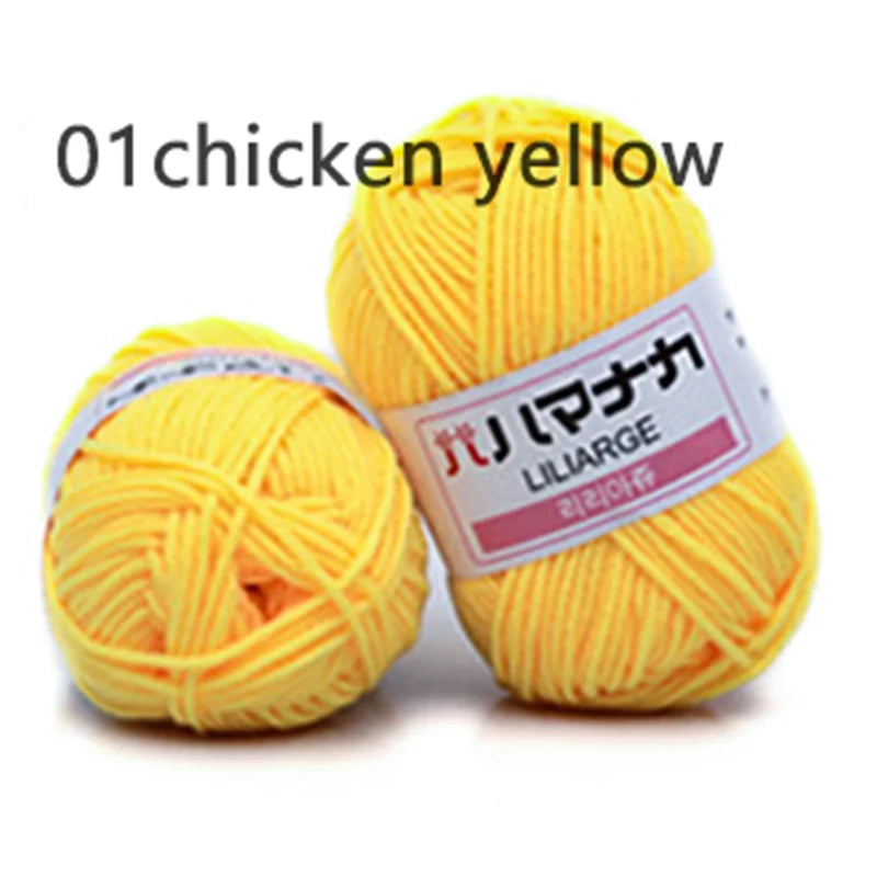 25g Soft Cotton Yarn for Knitting & Crochet
