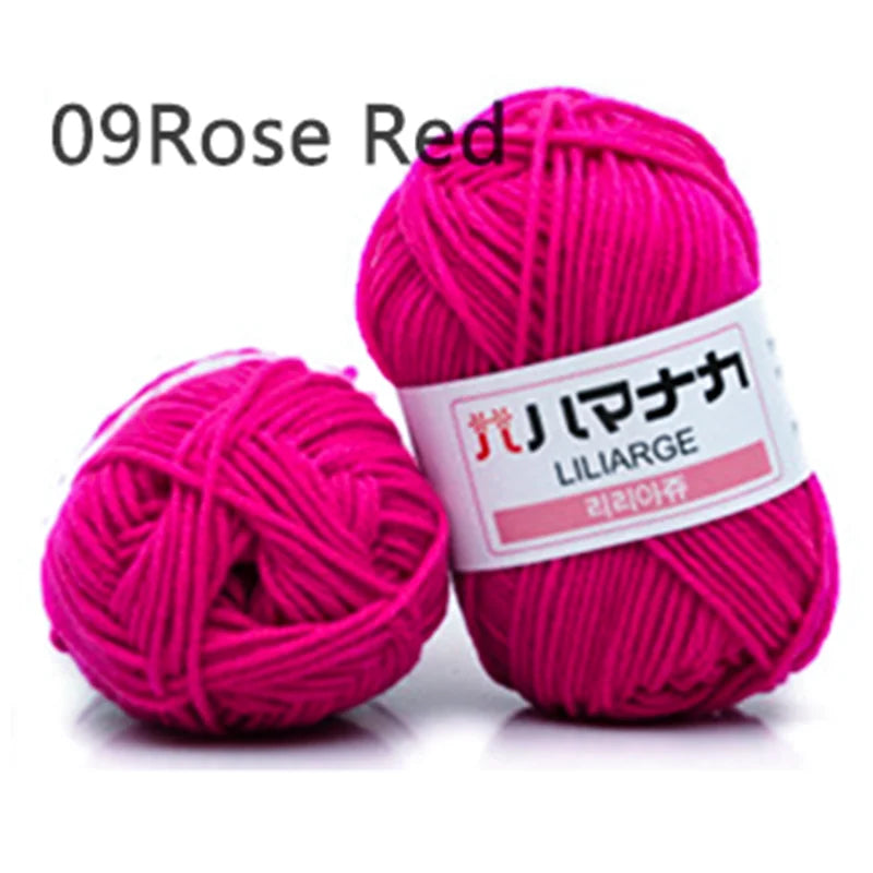 25g Soft Cotton Yarn for Knitting & Crochet