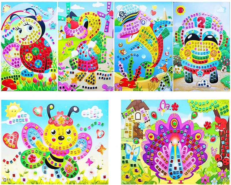 Mosaic Sticker Puzzle Art Kit