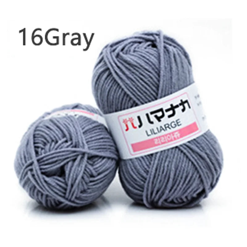 25g Soft Cotton Yarn for Knitting & Crochet