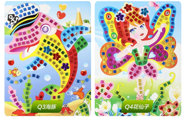 Mosaic Sticker Puzzle Art Kit