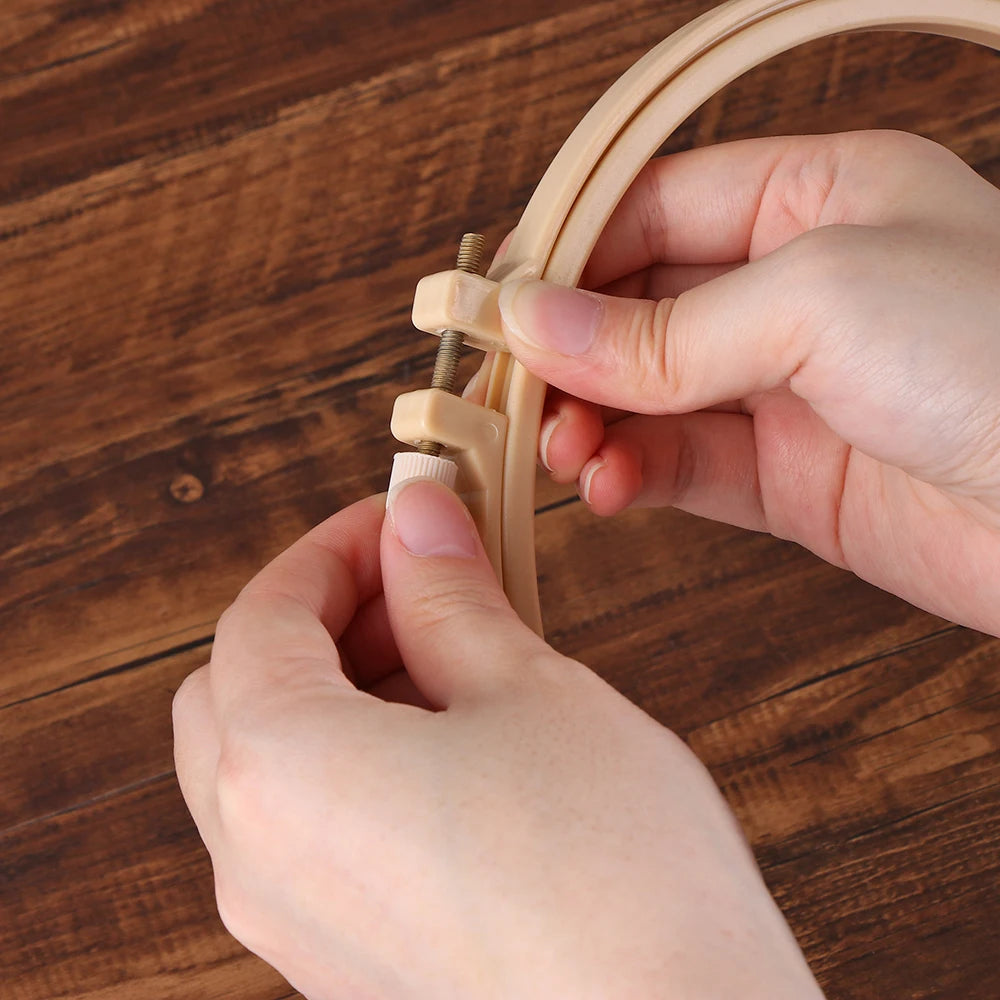 7–32cm Embroidery Hoop Rings – DIY Cross Stitch Frame Set
