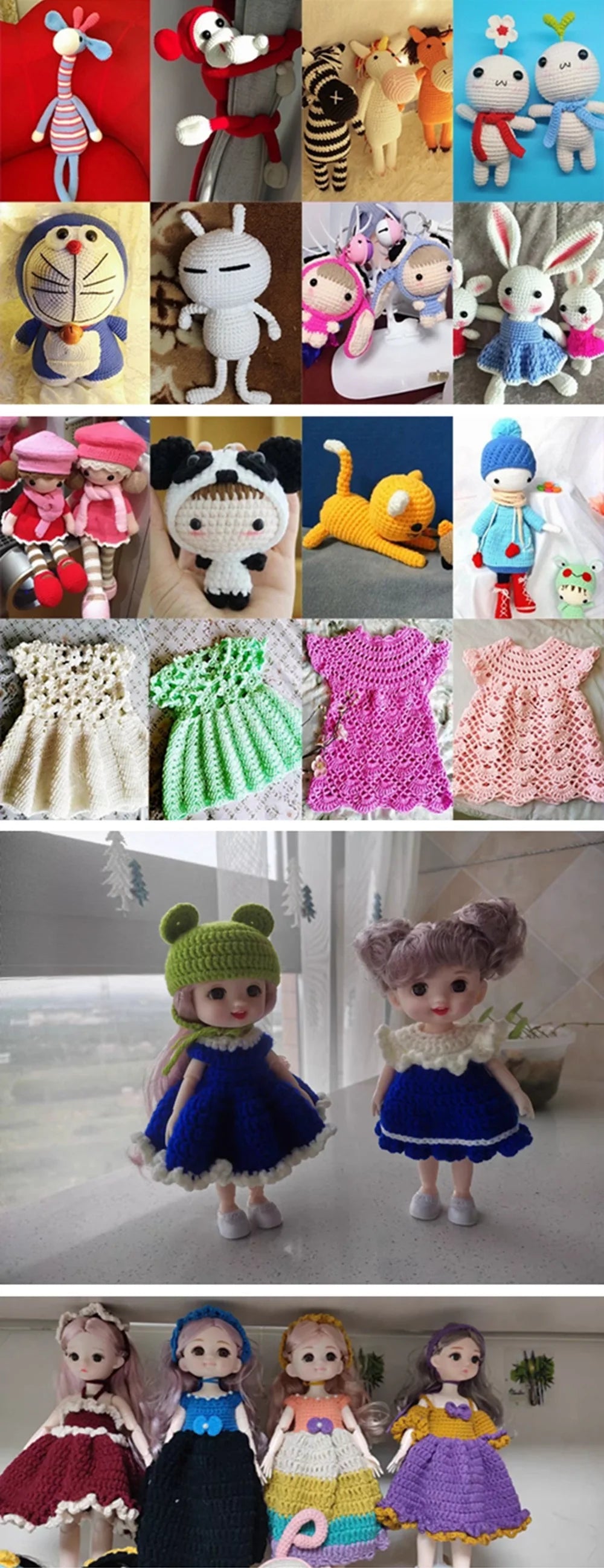 25g Soft Cotton Yarn for Knitting & Crochet