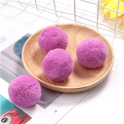 50mm Soft Fluffy Pom Poms for Crafts