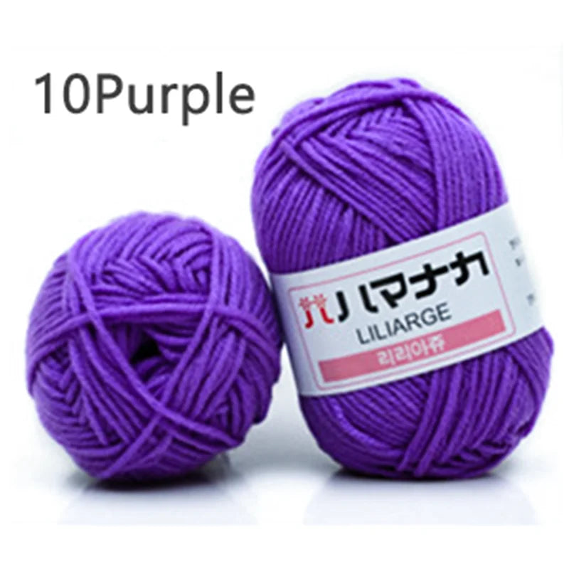 25g Soft Cotton Yarn for Knitting & Crochet
