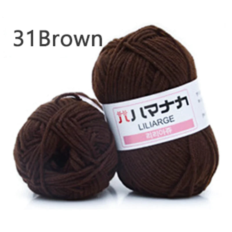 25g Soft Cotton Yarn for Knitting & Crochet