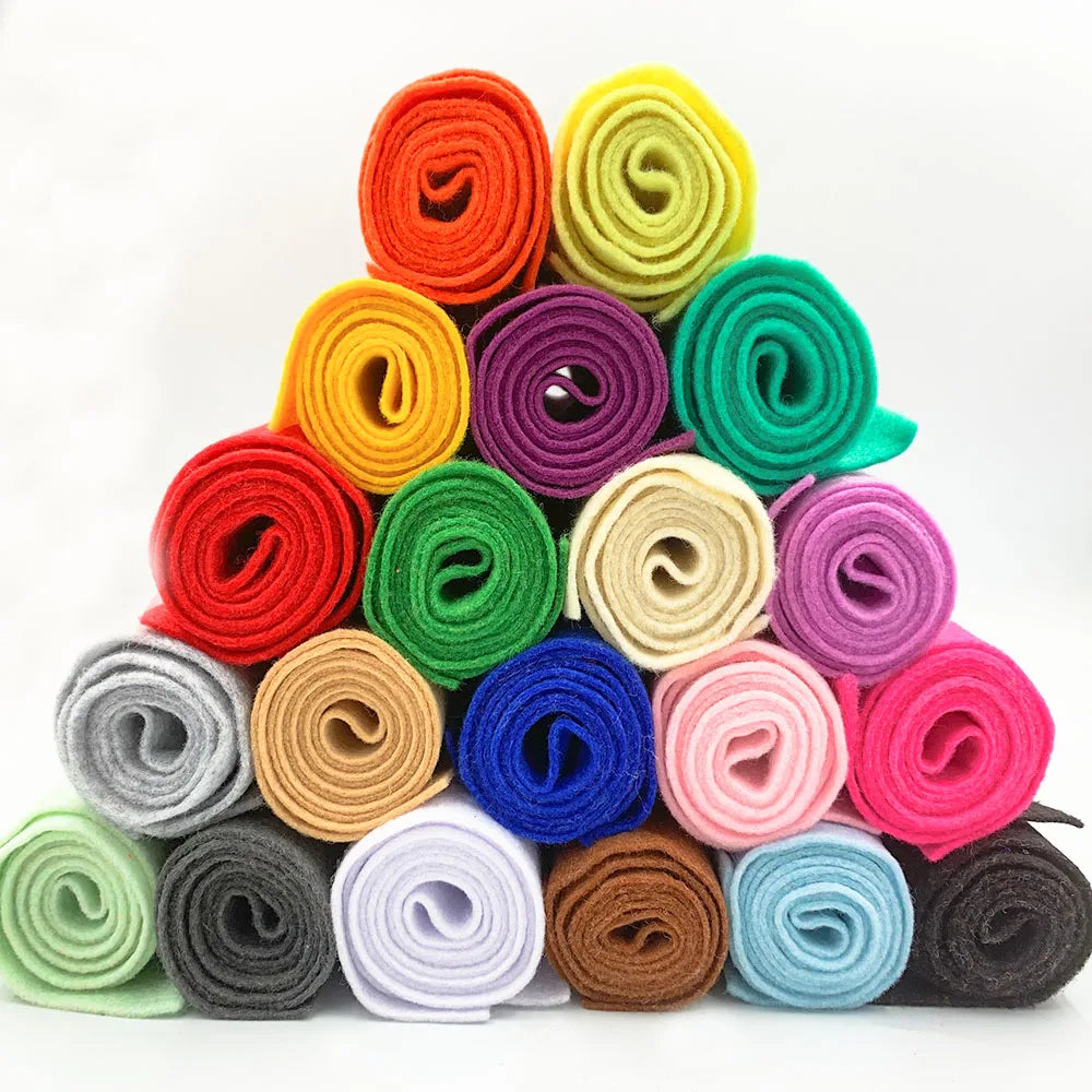 1.4mm Thick Soft Felt Fabric for DIY Crafts and Sewing