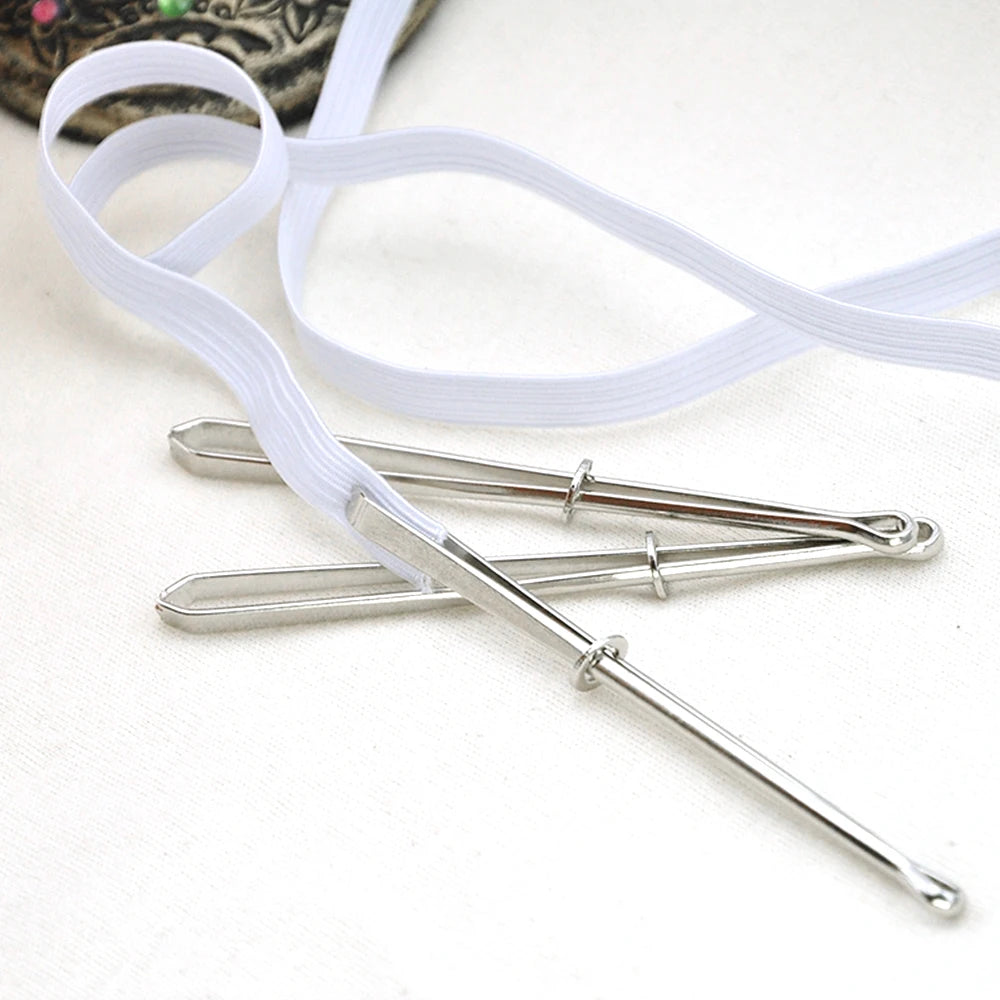 2pcs Elastic Band Threading Clips – Sewing & DIY Tool