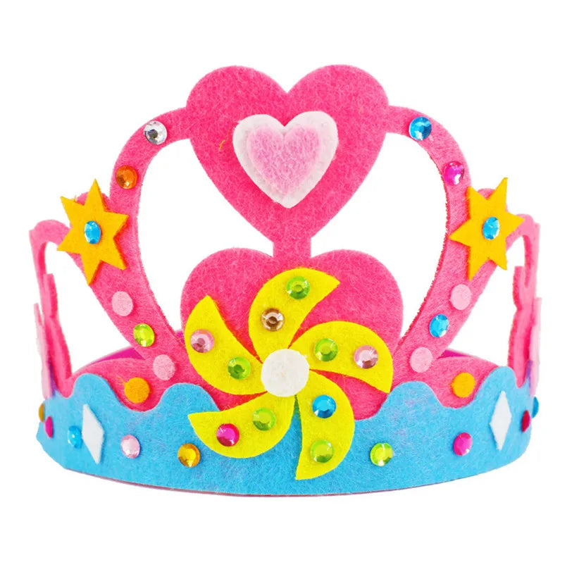 DIY Paper Crown with Sequins and Patterns