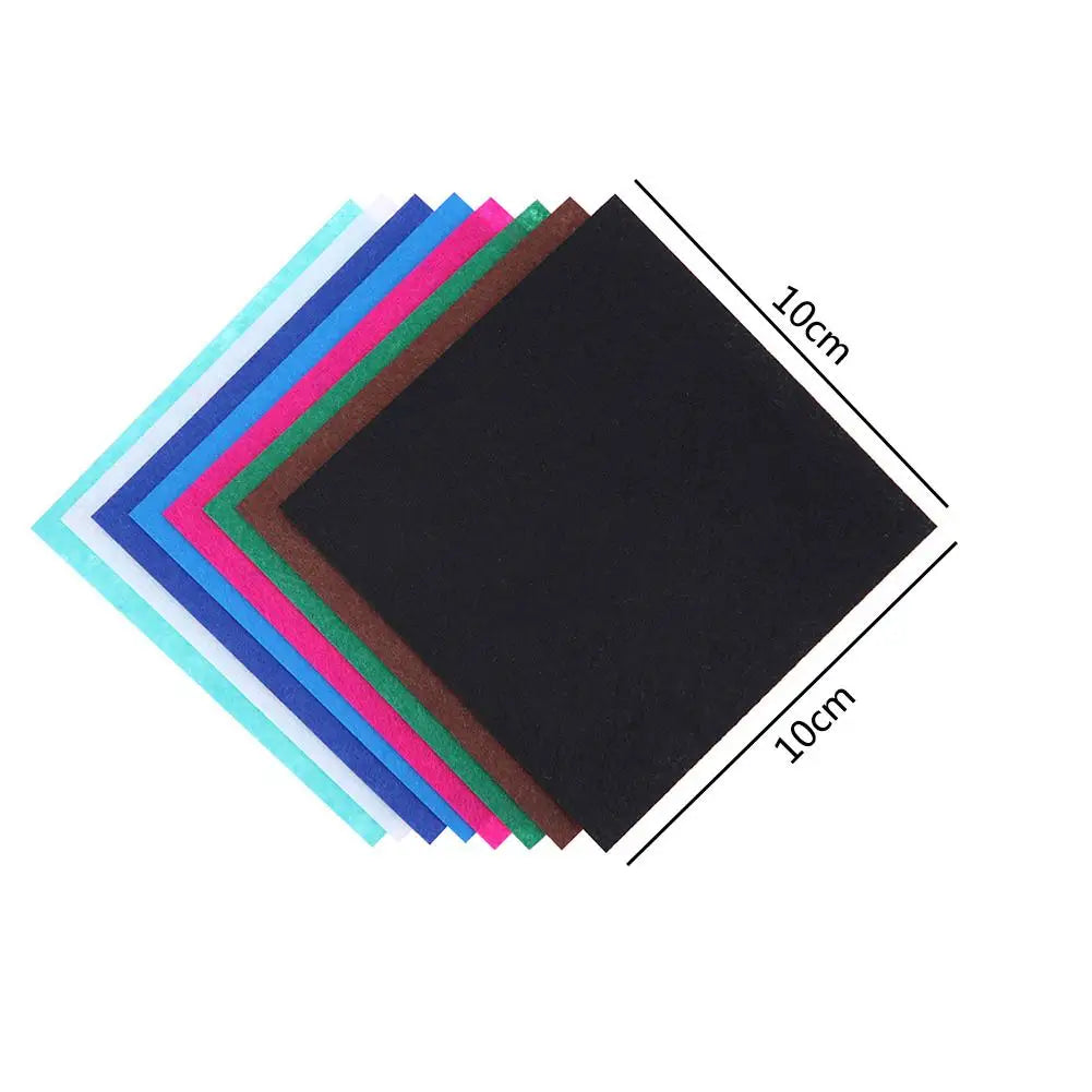 40pcs Multicolor Non-Woven Felt Fabric Bundle