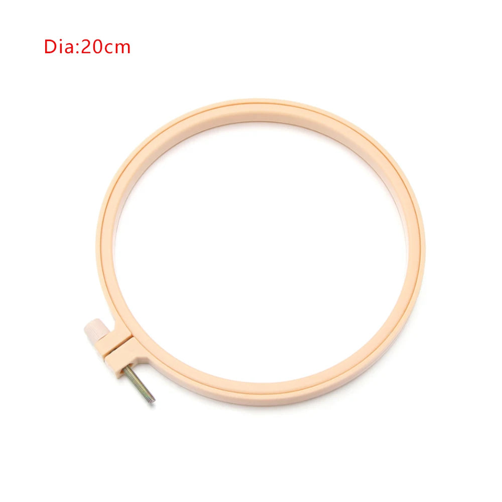 7–32cm Embroidery Hoop Rings – DIY Cross Stitch Frame Set
