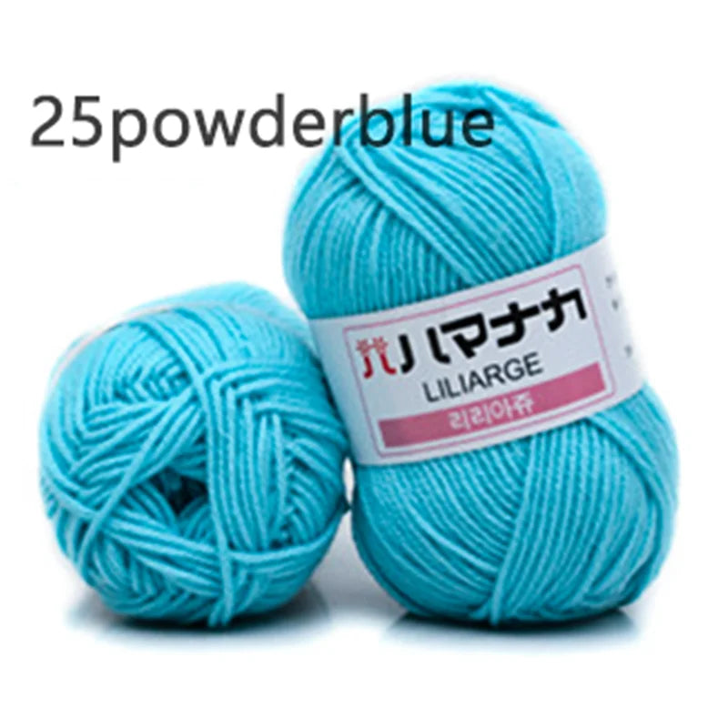 25g Soft Cotton Yarn for Knitting & Crochet