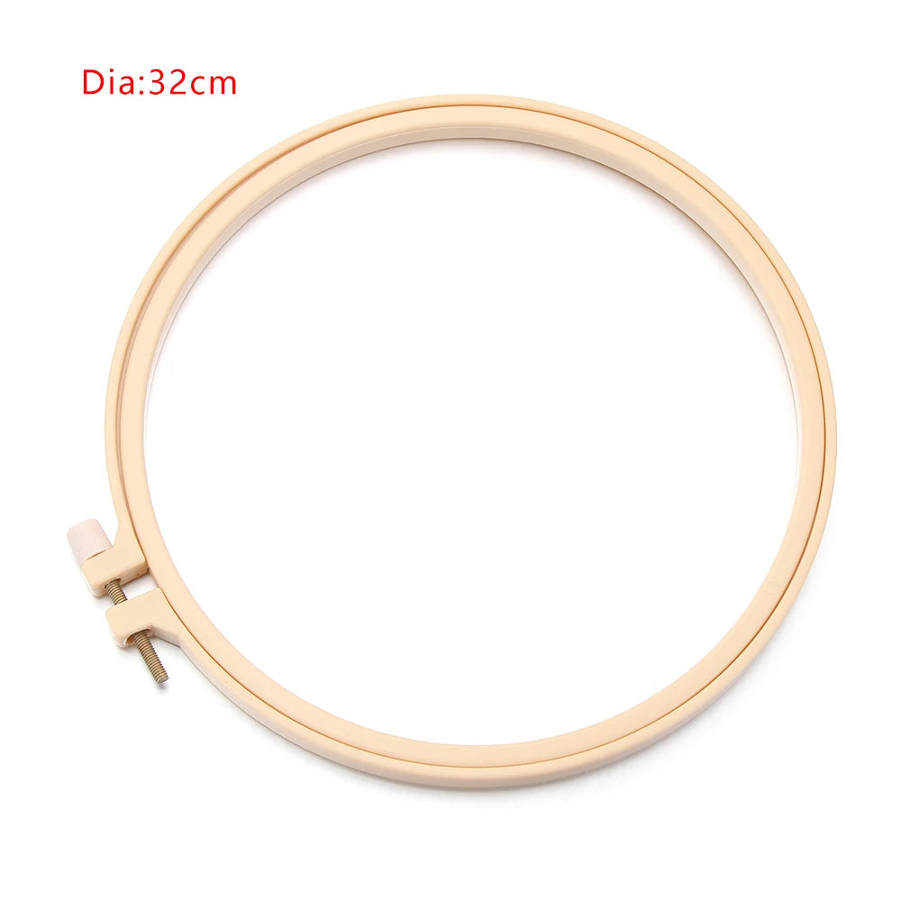 7–32cm Embroidery Hoop Rings – DIY Cross Stitch Frame Set