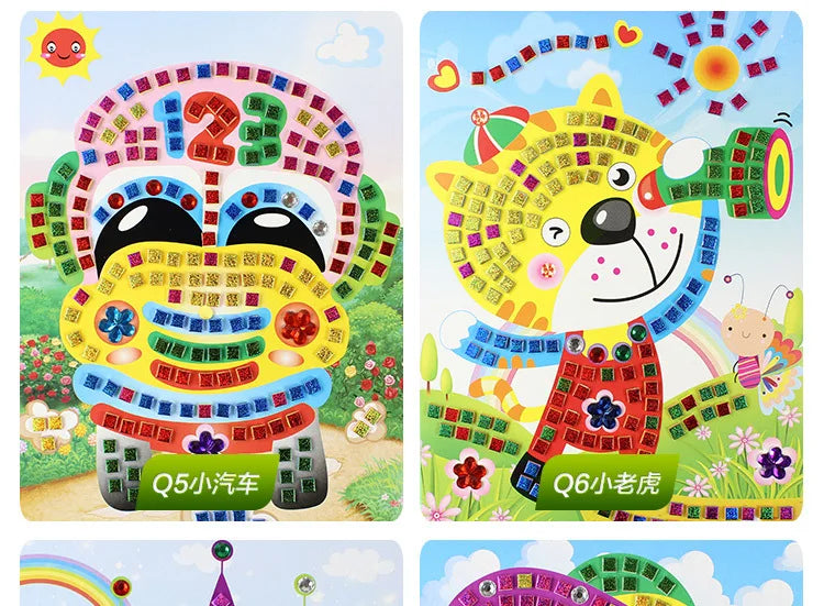 Mosaic Sticker Puzzle Art Kit