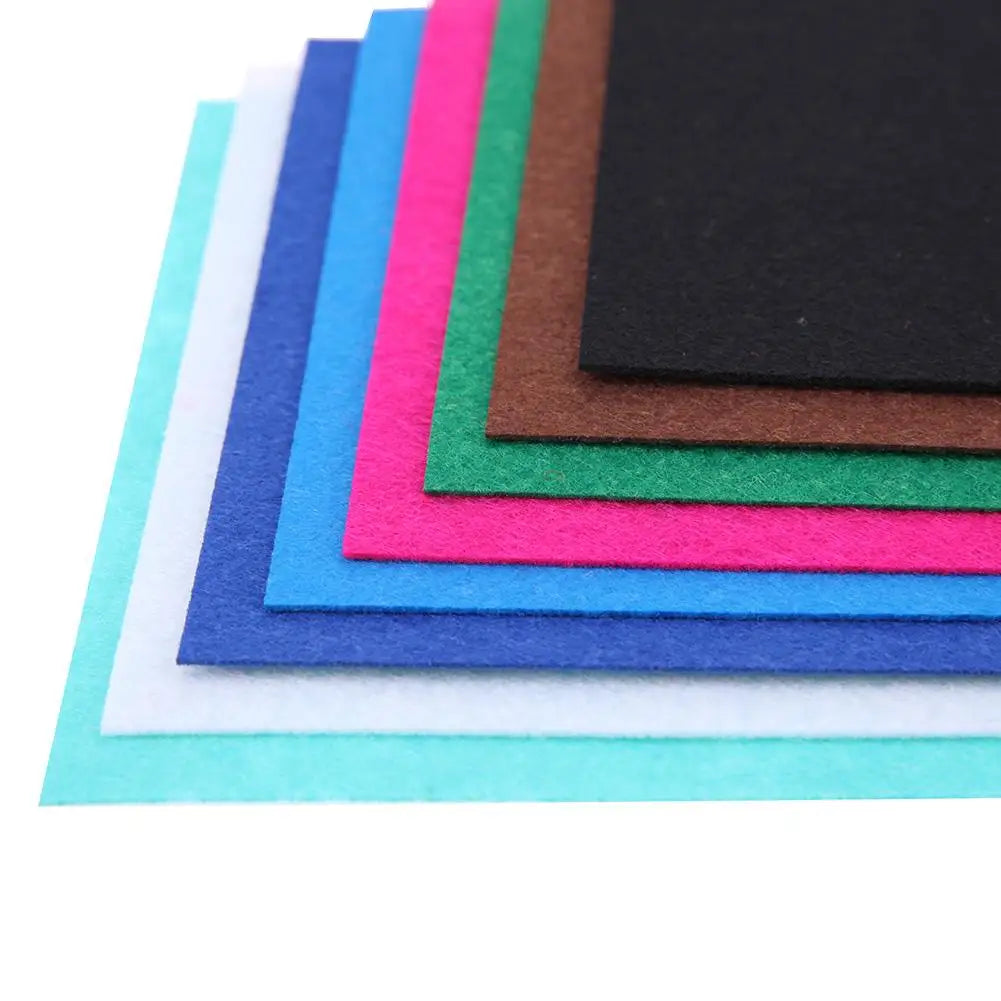 40pcs Multicolor Non-Woven Felt Fabric Bundle