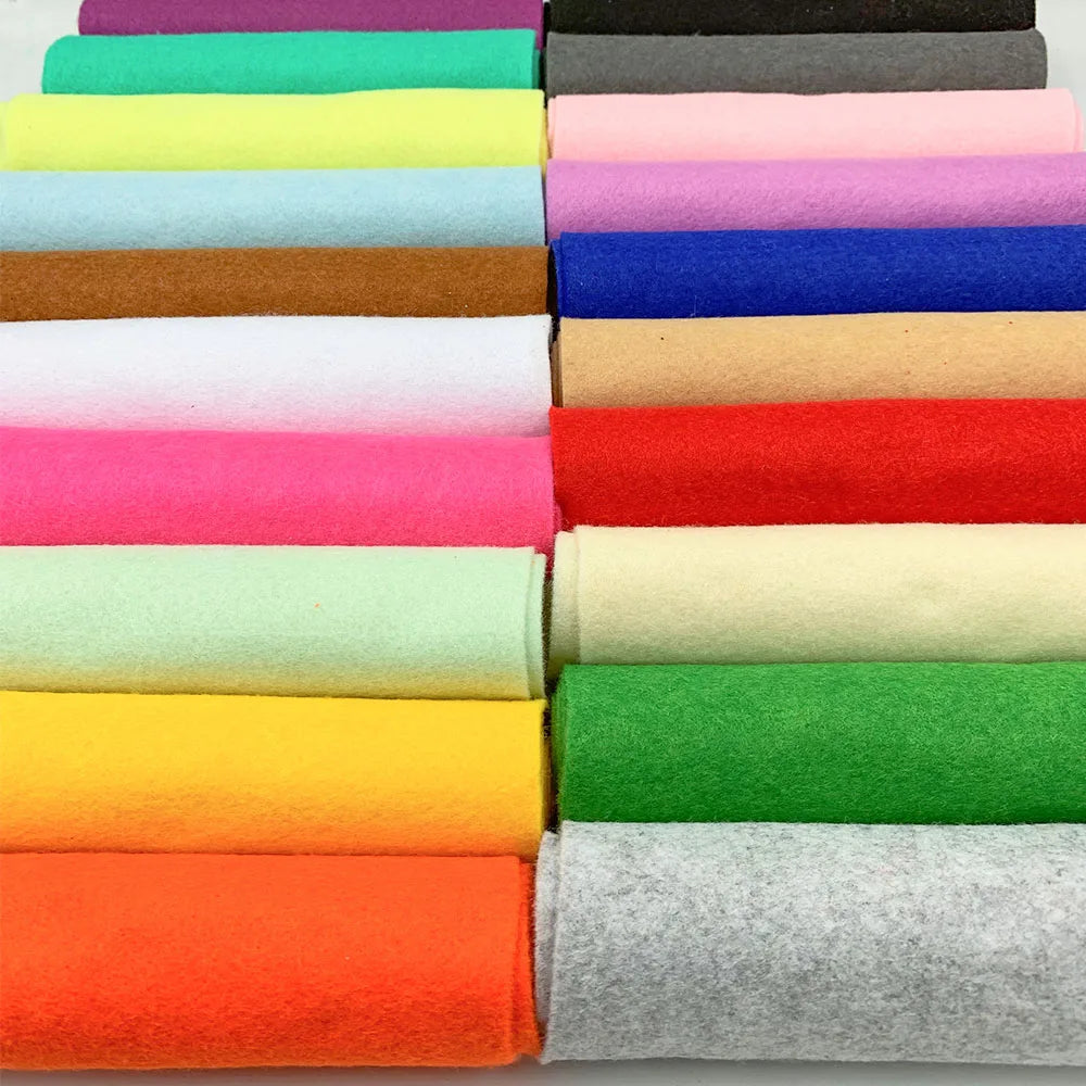1.4mm Thick Soft Felt Fabric for DIY Crafts and Sewing