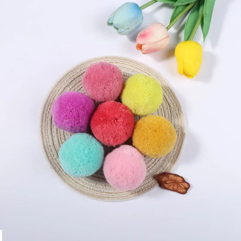 50mm Soft Fluffy Pom Poms for Crafts