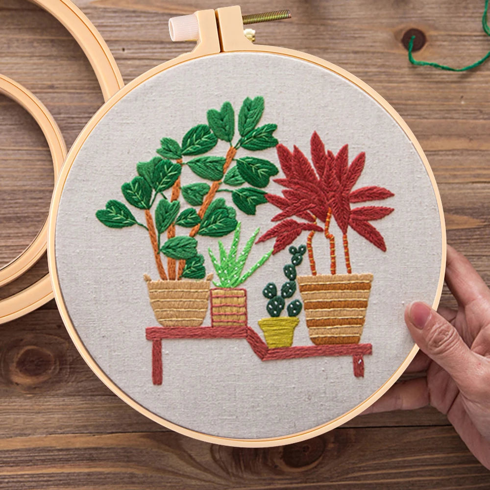 7–32cm Embroidery Hoop Rings – DIY Cross Stitch Frame Set