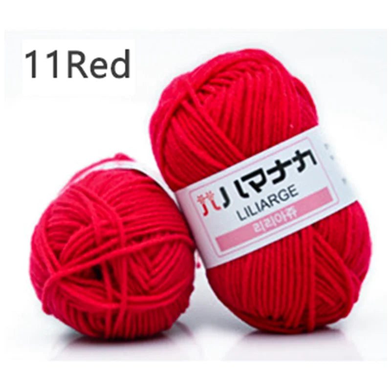 25g Soft Cotton Yarn for Knitting & Crochet