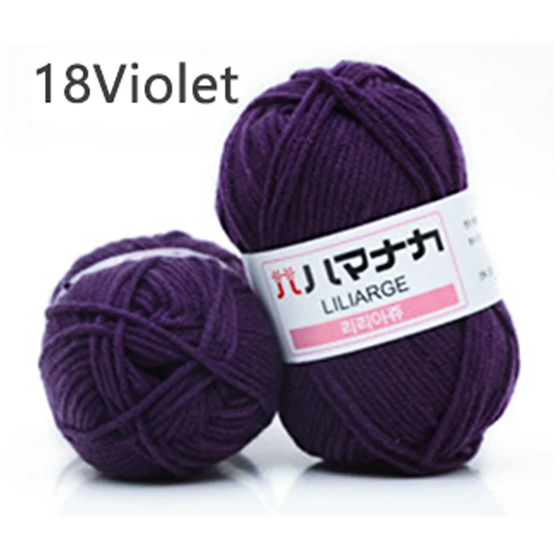 25g Soft Cotton Yarn for Knitting & Crochet