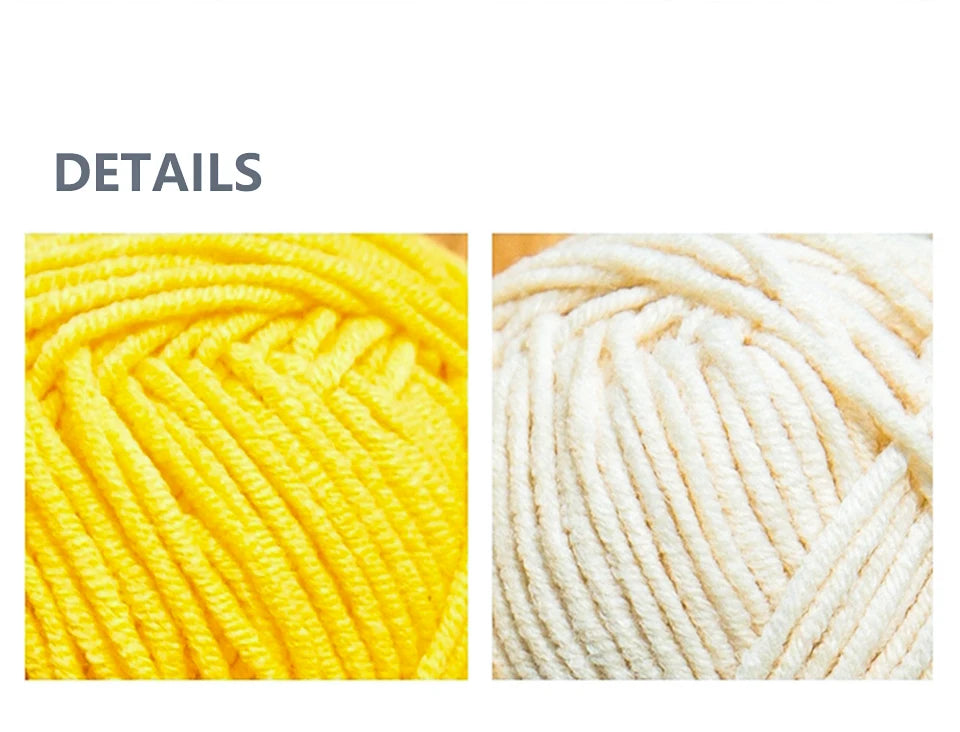 25g Soft Cotton Yarn for Knitting & Crochet