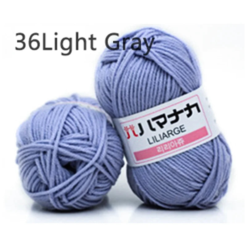 25g Soft Cotton Yarn for Knitting & Crochet