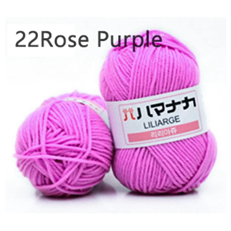 25g Soft Cotton Yarn for Knitting & Crochet