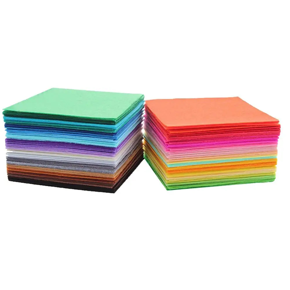40pcs Multicolor Non-Woven Felt Fabric Bundle