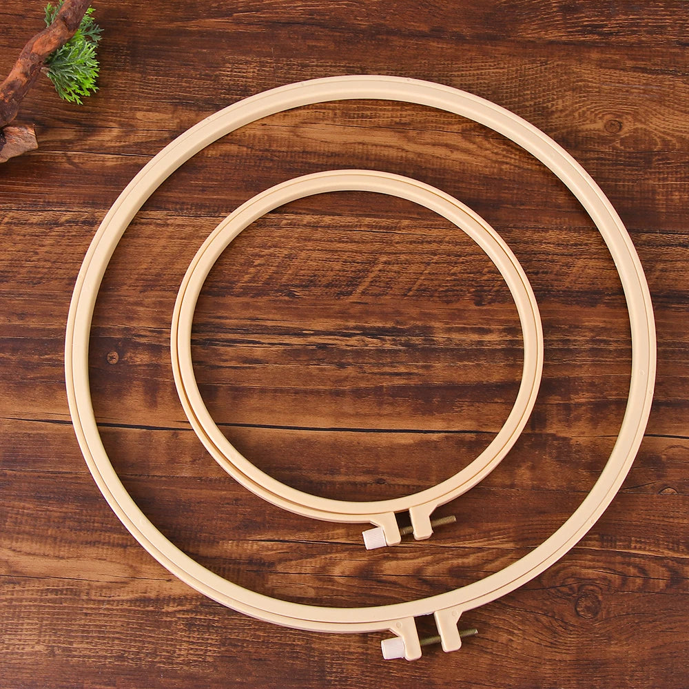 7–32cm Embroidery Hoop Rings – DIY Cross Stitch Frame Set