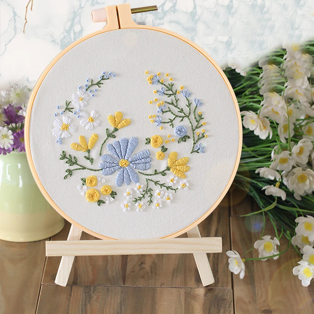 7–32cm Embroidery Hoop Rings – DIY Cross Stitch Frame Set
