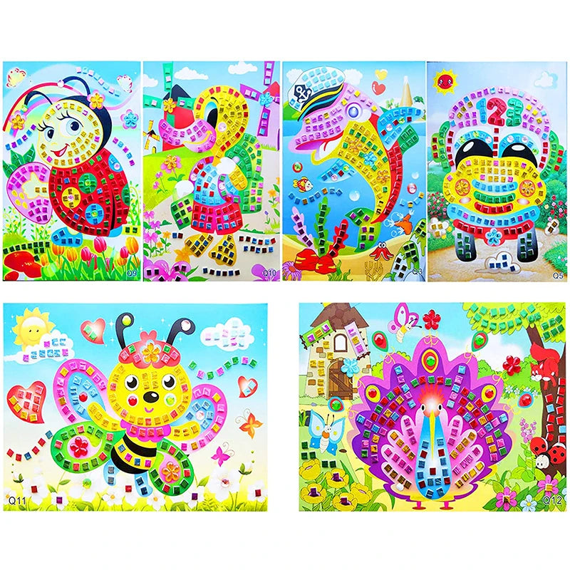 Mosaic Sticker Puzzle Art Kit